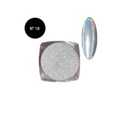 POUDRE CHROME HOLOGRAMME NKF N°18