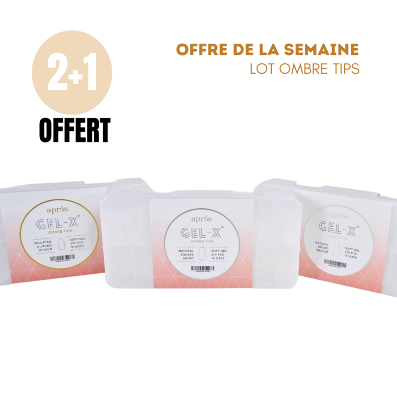 LOT DE CAPSULES AMERICAINES OMBRE APRES NAIL