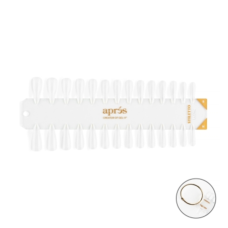 Gel-X Tip Swatch: Natural / Sculpted Stiletto Long