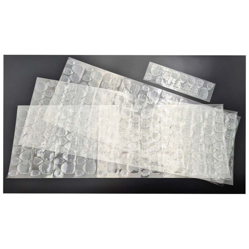 30 STICKERS TABS DOUBLE FACE PRESS ON NKF 360pcs