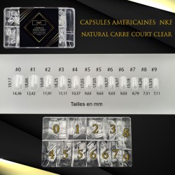 CAPSULES AMERICAINES NKF Natural Carré Court Clear