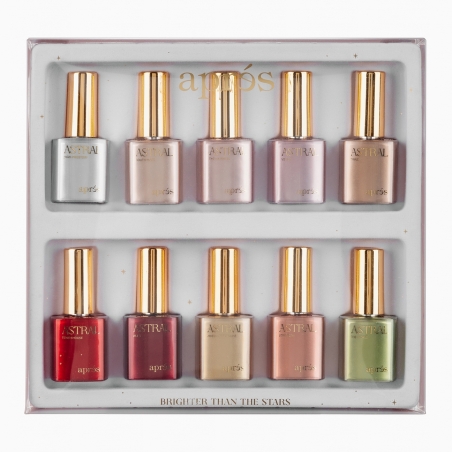 Velvet Cat Eye - Astral Gel Couleur, 10pcs Set Apres Nail