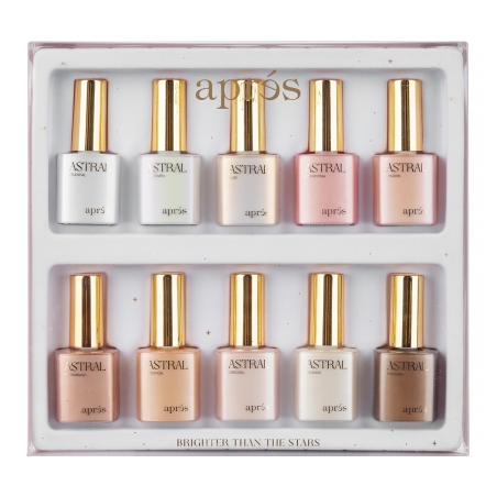 Pearlescent - Astral Gel Couleur, 10pcs Set Apres Nail