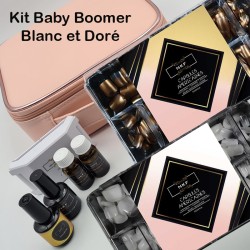 KIT COMPLET POSE AMERICAINE NKF BABY BOOMER BLANC ET DORE