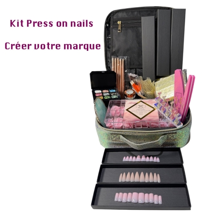 MAGICAL KIT PRESS ON NAILS  "CREER VOTRE MARQUE"