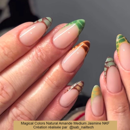 CAPSULES AMERICAINES MAGICAL COLOR EVOLUTION NATURAL AMANDE MEDIUM JASMINE NKF 300pcs