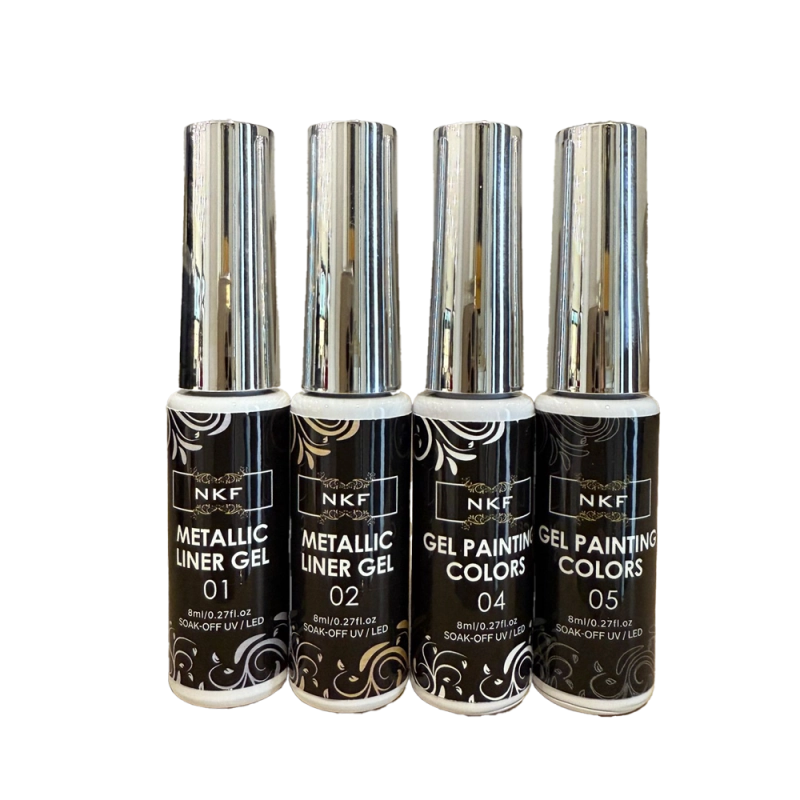 SET 4 LINERS PAINTING NOIR...