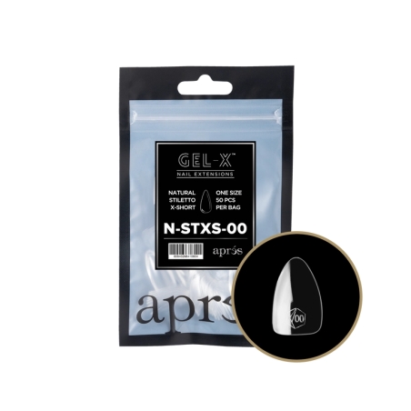 RECHARGES GEL-X ® Natural Stiletto EXTRA SHORT REFILL BAG