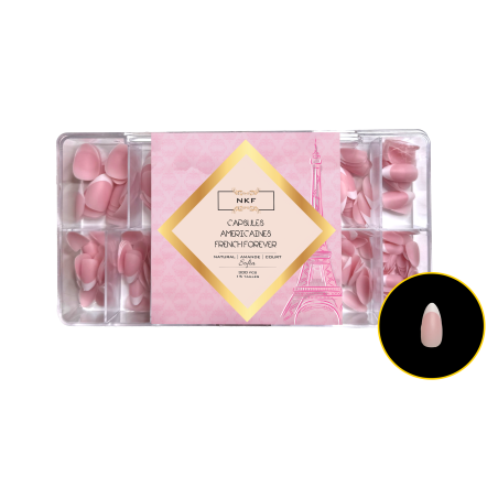 CAPSULES AMERICAINES FRENCH FOREVER NATURAL AMANDE COURT SOFIA NKF 300pcs