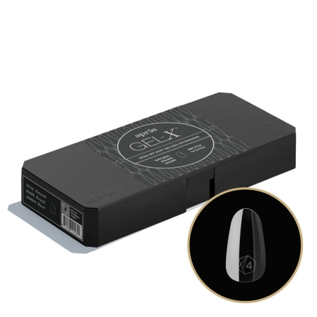 CAPSULES Gel-X ® Natural Round Short Box of Tips - Mini (14 sizes, 280pcs)