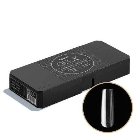 CAPSULES Gel-X ® Natural Square Long Box of Tips - Mini (14 sizes, 280pcs)