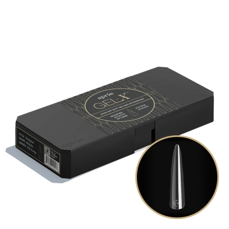 CAPSULES Gel-X ® Sculpted Stiletto Extra Extra Long Box of Tips - Mini (14 sizes, 210pcs)