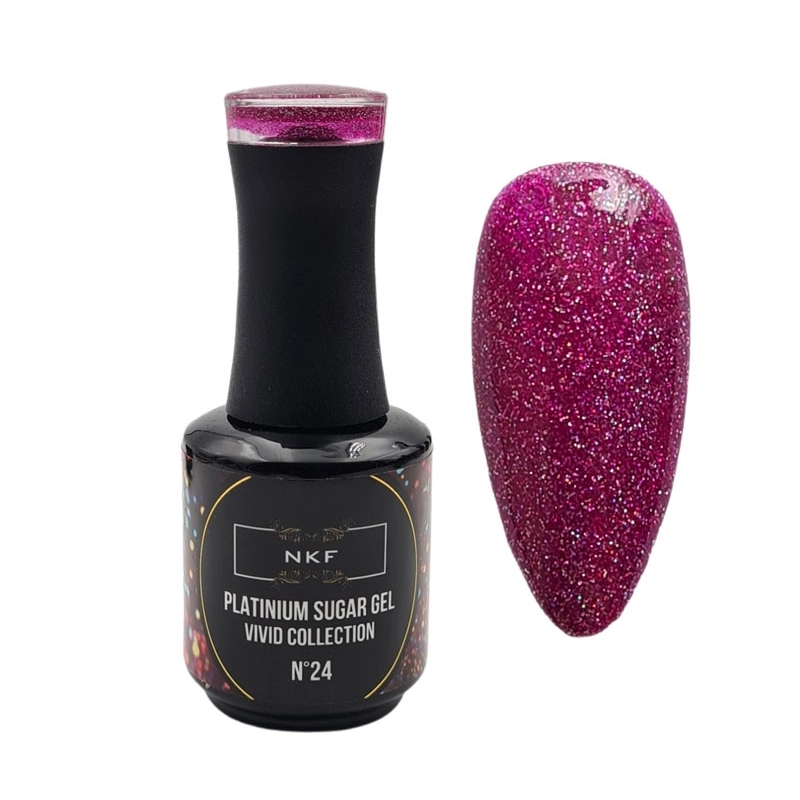 PLATINIUM SUGAR GEL VIVID COLLECTION NKF N°24