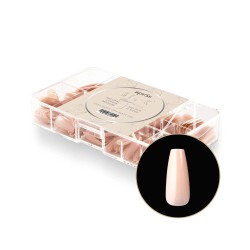 Gel-X Neutrals Maisie Natural Coffin medium Box of Tips 150pcs