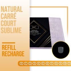 Refill/Recharge Capsules Americaines NKF NATURAL CARRE COURT SUBLIME
