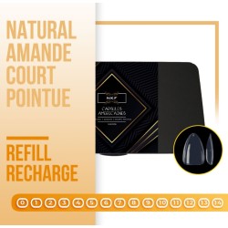 Refill/Recharge Capsules Americaines NKF Natural Amande Court Pointue