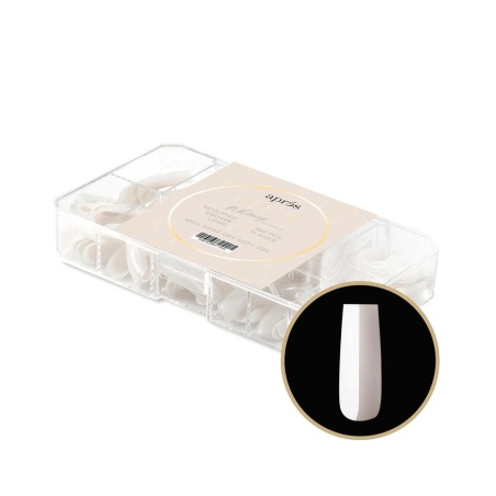 NEUTRALS GEL-X®  WHITNEY SCULPTED SQUARE LONG BOX OF TIPS 150PCS - 11 SIZES