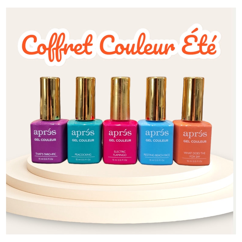 COFFRET APRES GEL COULEUR ETE