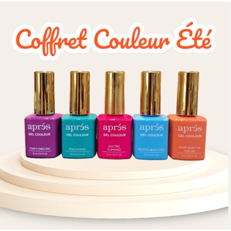 COFFRET APRES GEL COULEUR ETE