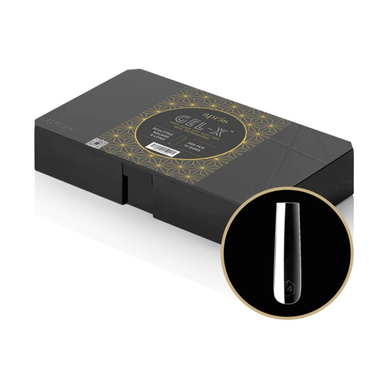 GEL-X® SCULPTED SQUARE EXTRA EXTRA LONG BOX OF TIPS - PRO (420PCS)