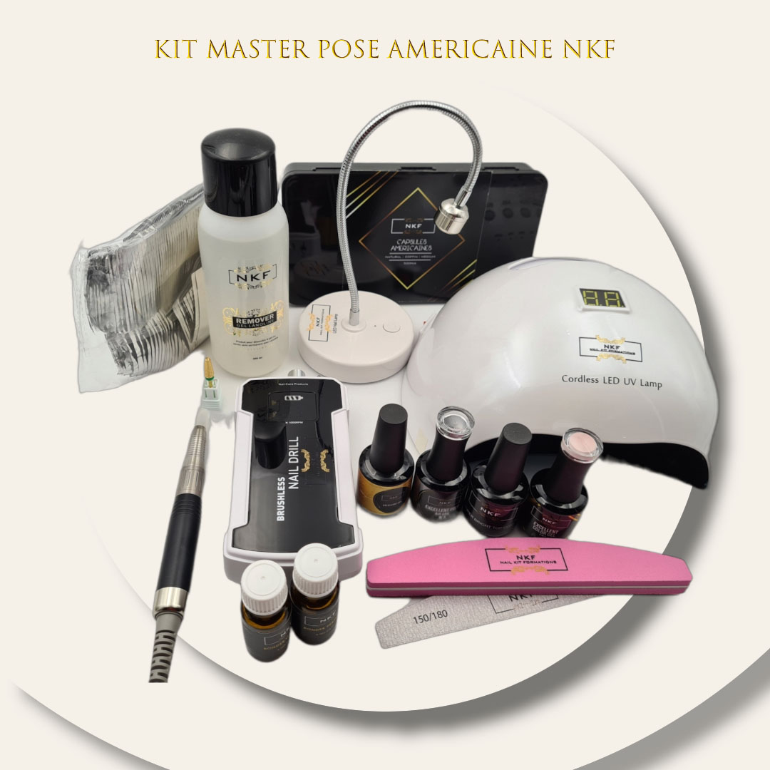 KIT MASTER PRO POSE AMERICAINE NKF - Nail Kit Formations